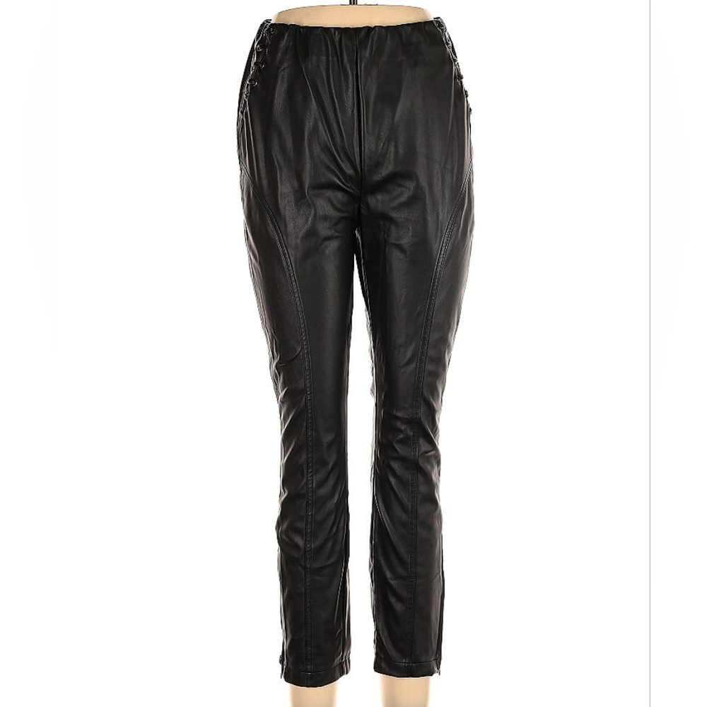 Steve Madden Vegan Black Leather Women's Pants